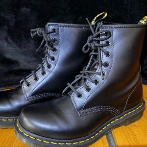 Dr. Martens Black Leather Footwear
